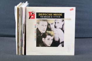 Vinyl - 12 Synth / Electronic albums and 12" singles to include: Depeche Mode - A Broken Frame (UK