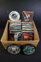 Vinyl - Approx 200 Heavy Metal / Hard Rock / Hair Metal 7" singles featuring ltd edition, pic