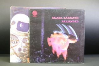 Vinyl - 2 Original UK albums on Vertigo Records to include: Black Sabbath - Paranoid (Original UK