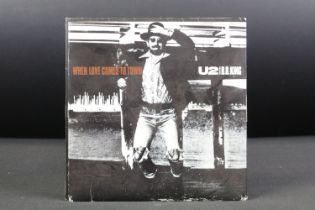 Vinyl - U2 - 5 x Lp's, 8 x 12" & 9 x 7" singles to include Rattle And Hum, War, The Unforgettable