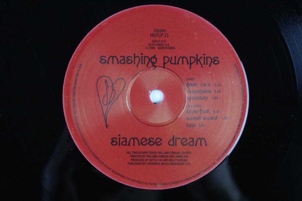 Vinyl - Smashing Pumpkins ‎– Siamese Dream. Original UK / EU 1993 pressing on Hut Records HUTLP - Image 4 of 5