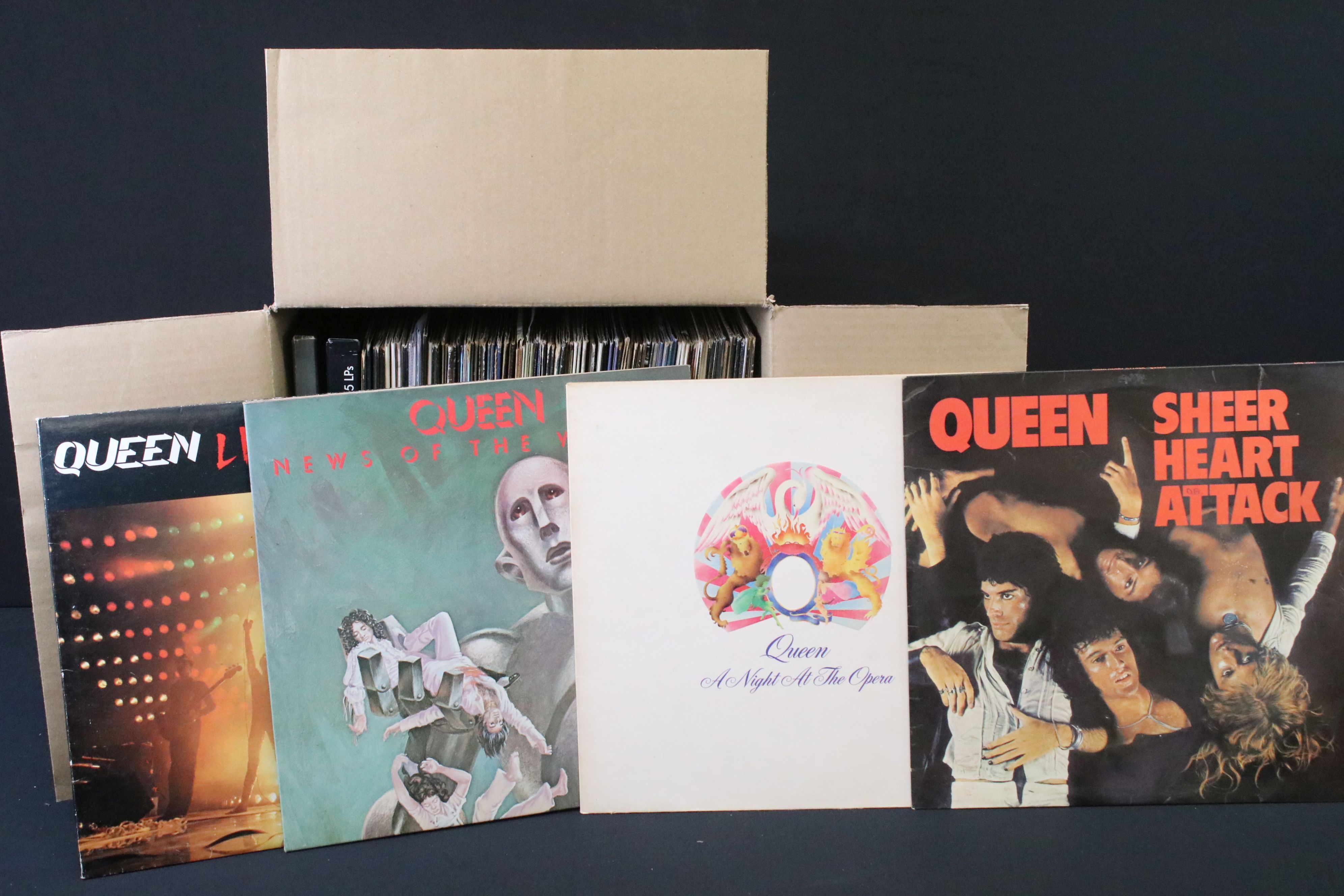 Vinyl - Approx 75 Rock & Pop LPs to include Queen x 17, Bruce Springsteen x 7, Eric Clapton, Elton - Image 3 of 5