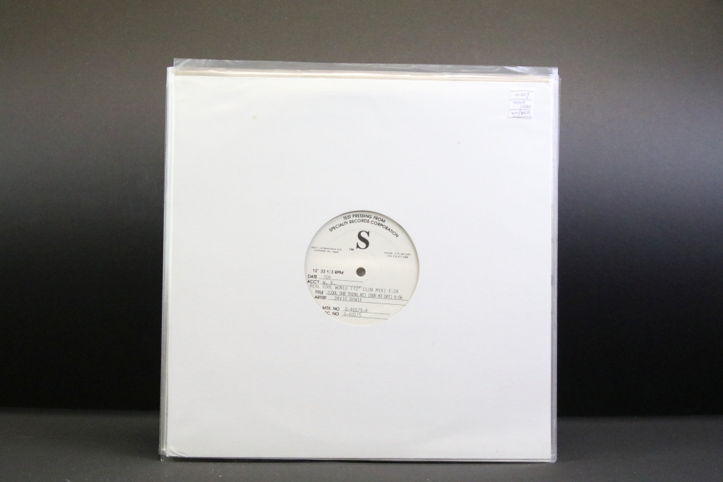 Vinyl - 23 David Bowie US pressing 12” singles and Promo Only albums, including one Test Pressing, - Image 2 of 11