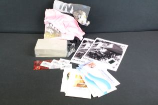 Memorabilia - Collection of Madonna promotional items to include T-Shirts, full box of Drowned World
