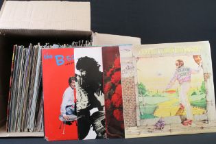 Vinyl - Over 80 Rock, Pop & Soul LPs to include Elton John (yellow vinyl), The Stranglers, Bruce