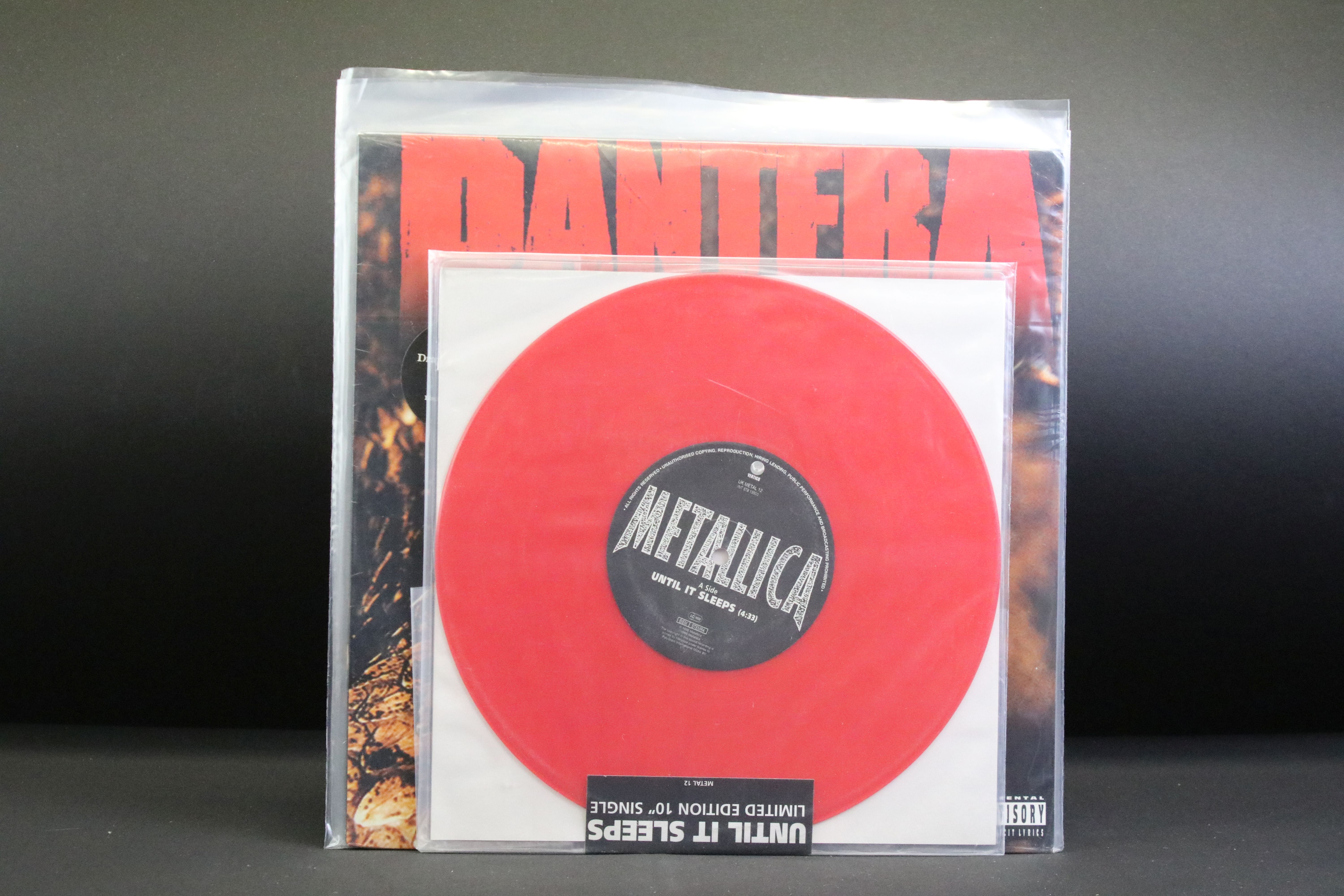 Vinyl - 11 Metal / Rock / Thrash LPs and 1 10" to include Pantera x 3 (The Great Southern Trendkill, - Image 2 of 9