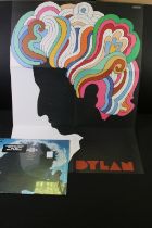 Vinyl - Bob Dylan Greatest Hits original US pressing in open shrink with hype sticker, with unused
