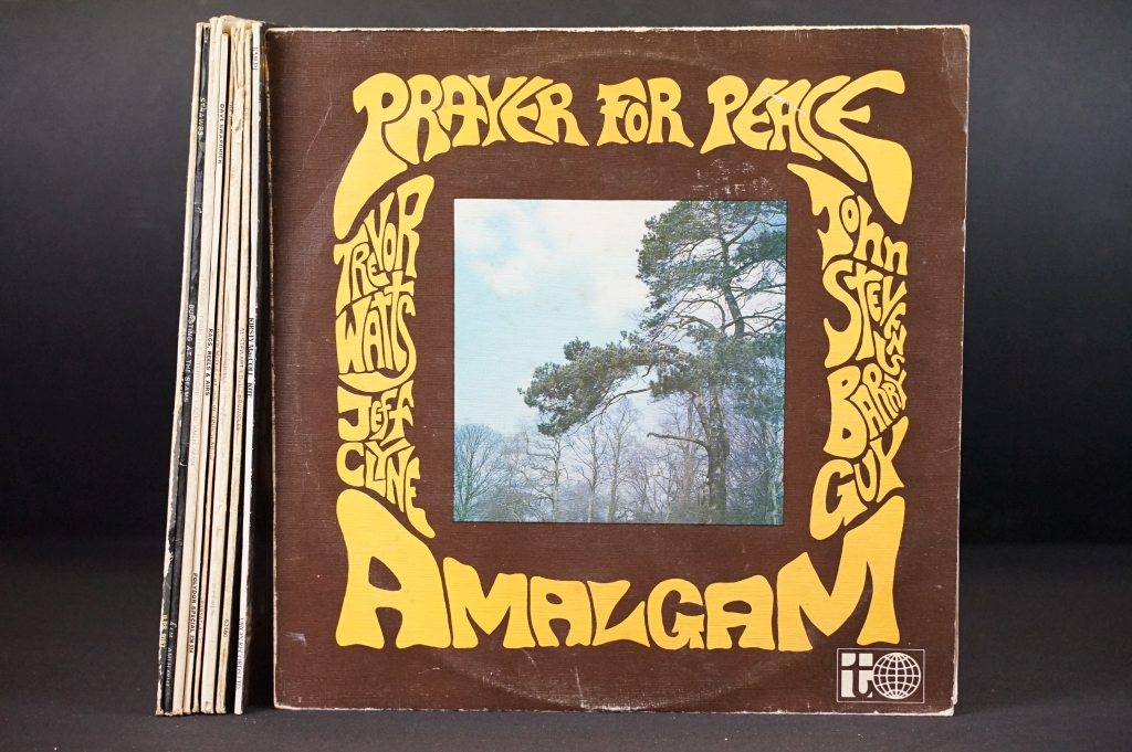Vinyl - 9 mainly Folk LPs to include Amalgam (TRA 196), Al Stewart, Fairport Convention, Ralph