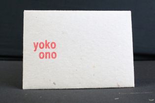 Memorabilia - Yoko Ono box of 8 postcards from her 1997 'Yoko Ono and Fluxus’ 1997 exhibition at the