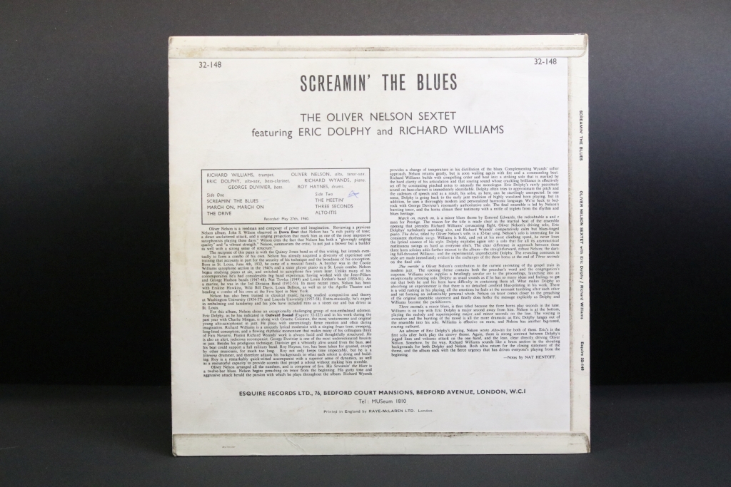 Vinyl - Jazz - The Oliver Nelson Sextet Featuring Eric Dolphy And Richard Williams ‎– Screamin' - Image 7 of 7
