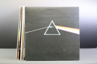 Vinyl - 6 Pink Floyd LPs to include Dark Side Of The Moon (2 posters, one postcard), Meddle, Relics,