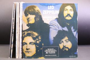 Vinyl - 8 Led Zeppelin LPs to include Houses Of The Holy, IV, Coda, In Through The Out Door (