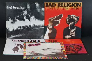 Vinyl - 5 Punk / Post Punk albums by US bands to include: Bad Religion – Recipe For Hate (US 1993