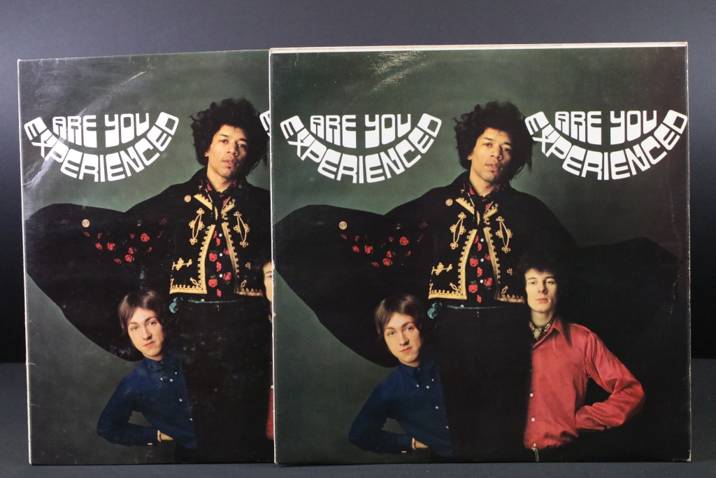 Vinyl - 2 copies of The Jimi Hendrix Experience Are You Experienced on Track Records 612 001. Both