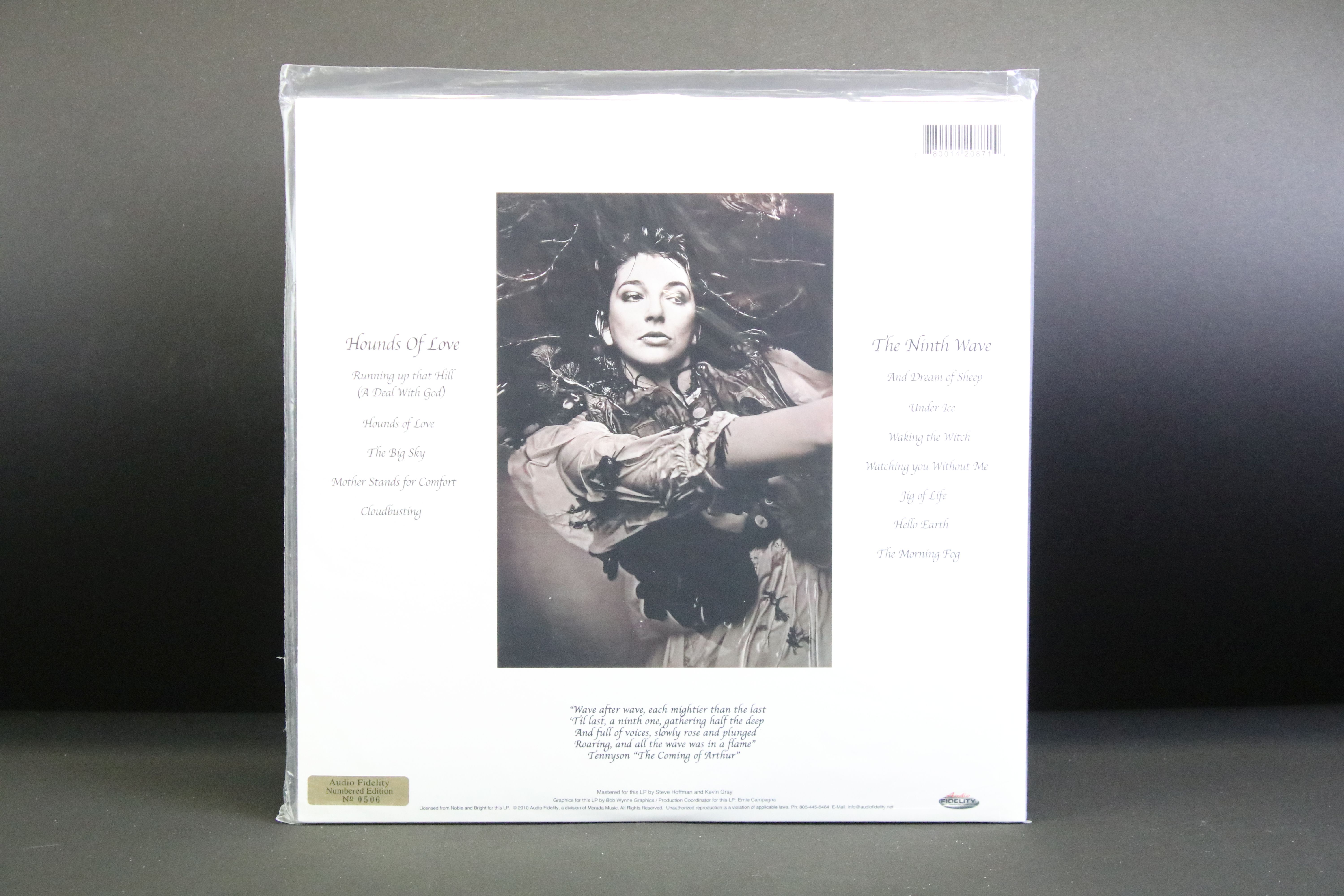 Vinyl - 3 sealed reissue LPs to include Kate Bush Hounds Of Love (AFZLP 087) Audio Fidelity ltd - Image 3 of 7