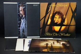 Vinyl - 6 John Martyn LPs to include Solid Air, Glorious Fool, Sapphire, Well Kept Secret, Piece