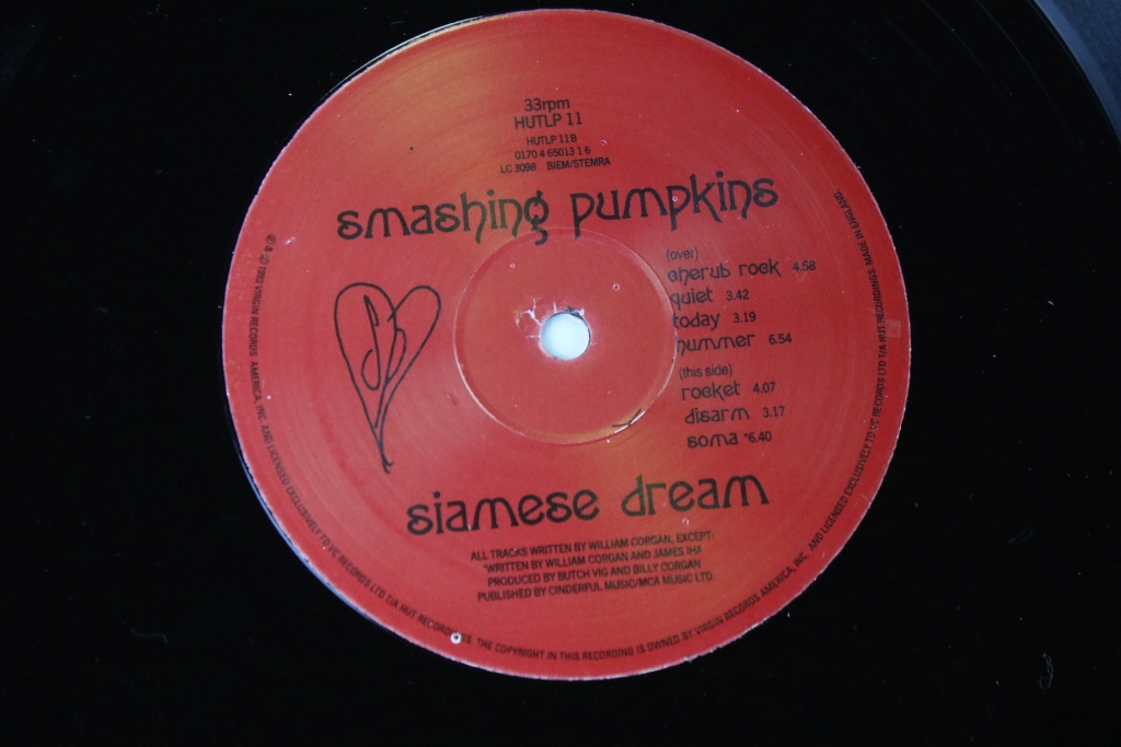 Vinyl - Smashing Pumpkins ‎– Siamese Dream. Original UK / EU 1993 pressing on Hut Records HUTLP - Image 3 of 5