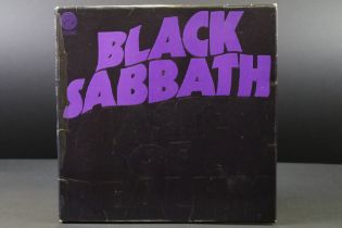 Vinyl - Black Sabbath Master Of Reality LP on Vertigo 6360 050. Box sleeve Vg+ (some laminate lift),