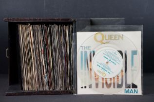 Vinyl - Over 60 7" singles including over 40 by Queen and Members, Metallica, Faith No More,