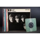 Vinyl - 14 The Beatles & Related LPs to include With The Beatles (2 boxed EMI), Revolver, Rubber