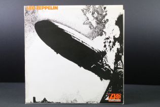 Vinyl - Led Zeppelin self titled original UK pressing on Atlantic Records 588171. Plum labels with