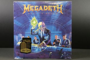 Vinyl - Megadeth Rust In Peace limited edition 180g reissue on Capitol Records. With hype sticker to