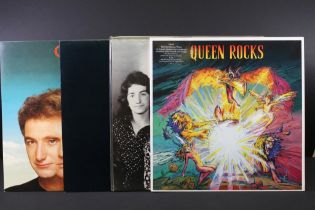 Vinyl - 4 Queen LPs to include Queen Rocks (724382309116), At The Beeb (BOJLP001), Greatest Hits