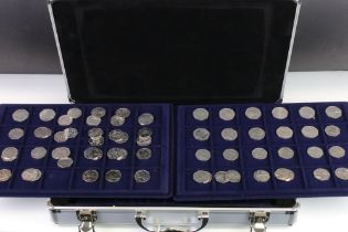 A collection of British decimal coins to include 5p, 10p, 20p & 50p examples to include a good
