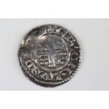 A British King Henry II short cross penny hammered silver coin (c.1180-1189).