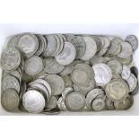 A Collection Of British Pre Decimal Pre 1947 And Pre 1920 Silver Coins To Include Sixpences,