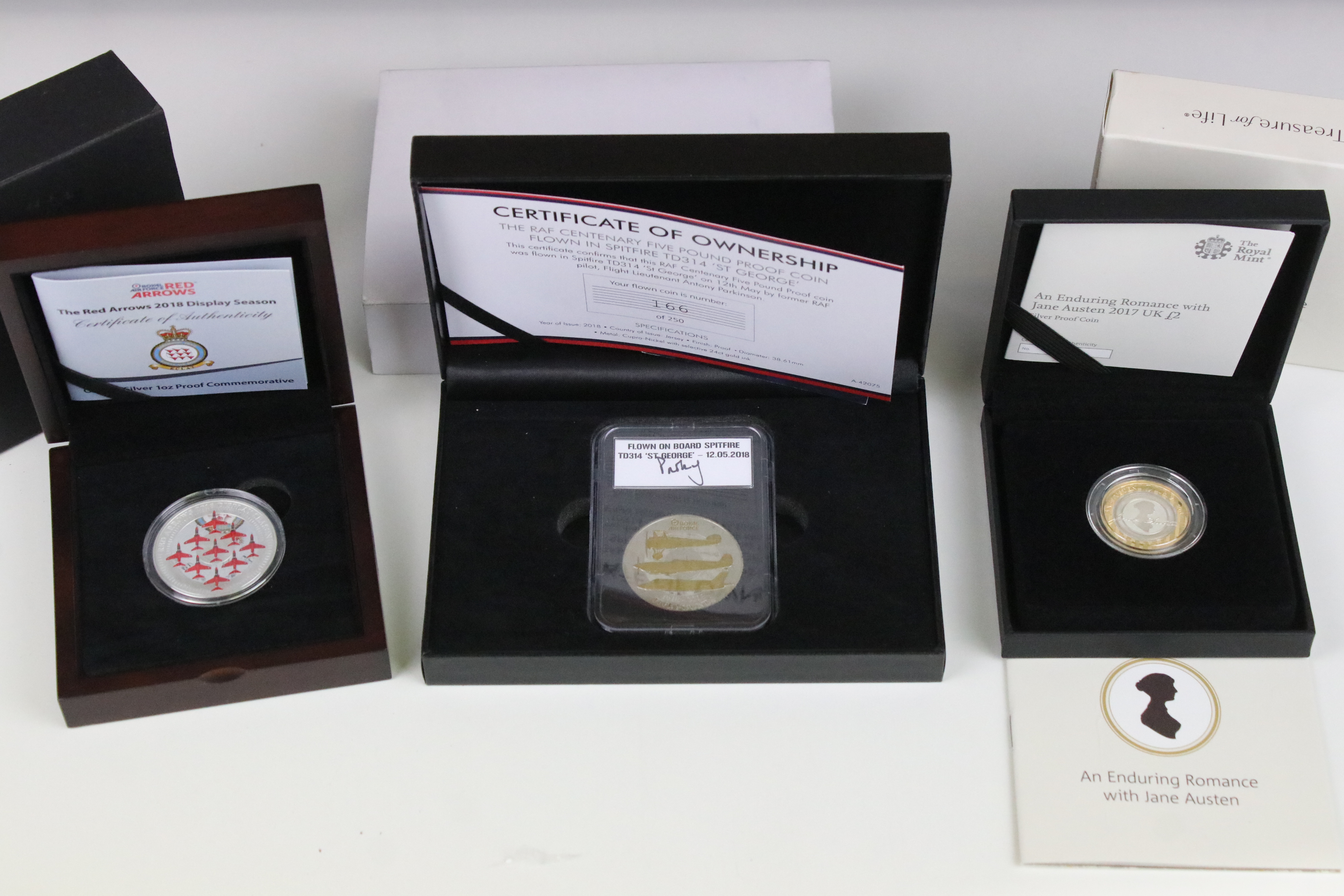 A collection of two silver proof coin sets to include the Royal Mint 2017 silver proof £2 coin, - Image 2 of 11