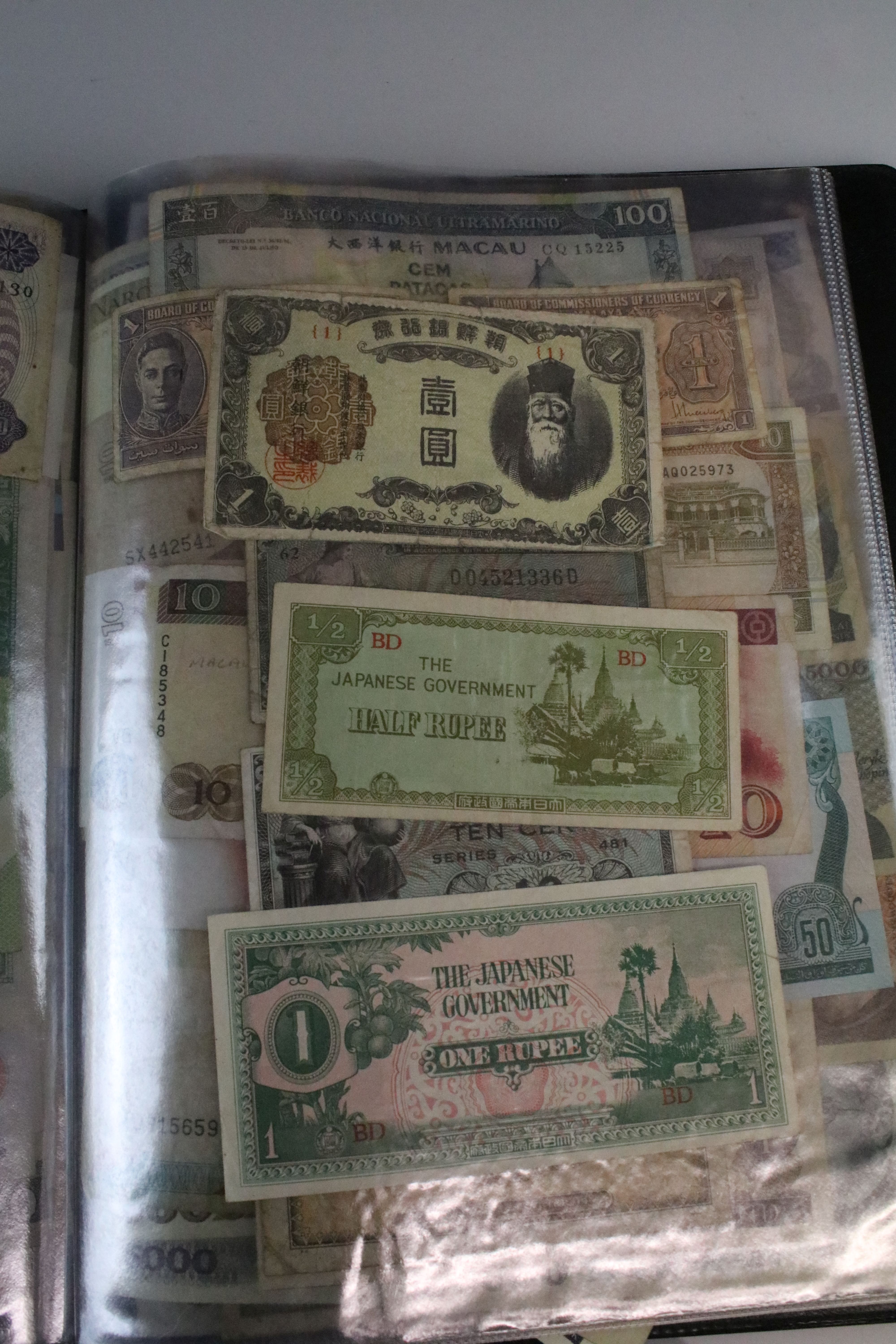 A large collection of World banknotes contained within an album to include France, Germany, Belgium, - Image 5 of 5