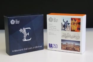 A United Kingdom Royal Mint 2018 250th Anniversary of the Royal Academy of Arts £5 silver proof coin