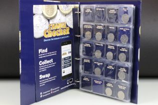 A change checker album with contents to include a good collection of United Kingdom collectable £2