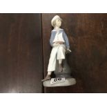 Glazed Lladro figure 1998 Sailor Boy