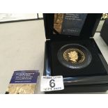 Very rare 22 CT GOLD £20.00 English coin 2020 E U departure. ONLY 20 made ,70.87 gram cost £9995