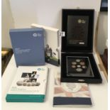 The Royal Mint 2008 United Kingdom coins royal Shield of Arms, proof collection with box and coa,