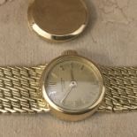 Patek Philippe Ladies 18ct GOLD watch and matching 18ct GOLD strap, movement signed Patek Philippe