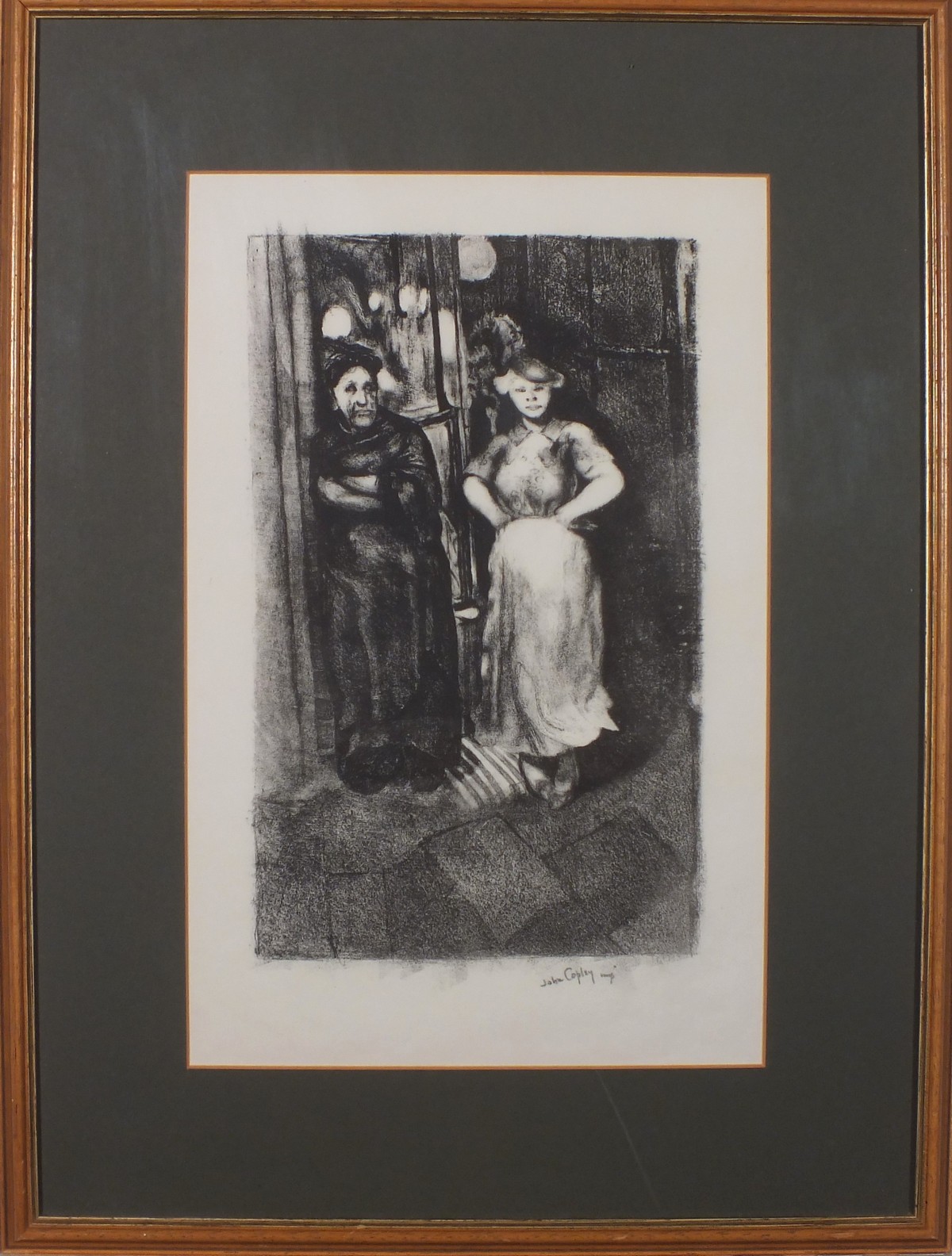 John COPLEY (British 1875-1950) Seen from an Omnibus, Lithograph, Signed in pencil lower right, - Image 2 of 3