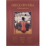 Diego RIVERA, A Retrospective exhibition poster, 33" x 24" (84cm x 61cm), together with 6 other