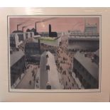 Mackenzie THORPE (British b. 1956) The Big Match, Limited edition gicleé print, Titled, signed and