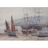 Arthur WHITE (British 1865-1953) St Ives Harbour
