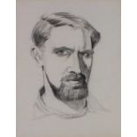 ƚ Reginald James LLOYD (British 1926-2020) Self Portrait of the Artist, Pencil drawing, Signed