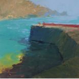 ƚ Neil PINKETT (British b. 1958) Lamorna Quay, Oil on canvas board, Signed lower right, titled