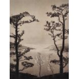 ƚ Andrew Watson TURNBULL (British 1874-1957) Loch Katrine (Scotland), Etching, Signed lower right,