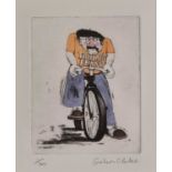 ƚ Graham CLARKE (British b. 1941) Tour de France, Limited edition colour etching, Signed lower
