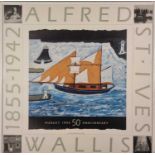 Alfred WALLIS (British 1855-1942) Alfred Wallis 50th Anniversary St Ives Exhibition Poster, The