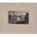 Thomas ALLOM (British 1804-1872) Port Eliot, Cornwall, Engraving, 4.75" x 6.75" (12cm x 17cm),