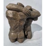 Theresa GILDER (British b. 1935) Comrades, Bronze resin, Signed, inscribed and numbered 36/100 to