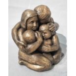 Theresa GILDER (British b. 1935) Family Group, Bronze resin, Signed, inscribed and numbered 33/100